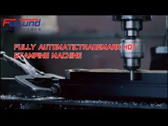 Подтверженная CE машина ярлыка горячая штемпелюя для картона тетради кожи Стелька video