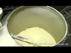 Машина 100kg/H производственной линии мякиша хлеба SS качества еды сопя video