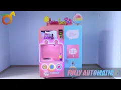 Оплата OEM машины конфеты хлопка CE ROHS эксплуатируемая монеткой множественная video