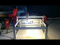 таблица плазмы разделочного стола 1000mm плазмы CNC 220V SNR 1500mm портативная video