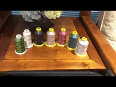 Knotless вышивка 108D/2 полиэстера вышивки без Pilling video