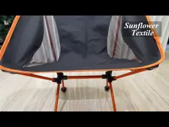 стулья черного небольшого уровня ткани 98*57cm Оксфорд на открытом воздухе проложенные удя для удить карпа video