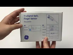 Длина датчика многоразовая 13ft пальца Ohmeda TruSignal Spo2 Datex GE TS-F4-GE video