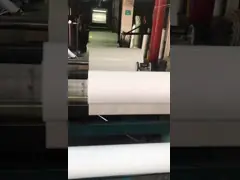 двери мембраны мебели крена фильма Pvc лоска 0.3mm белые высокие video