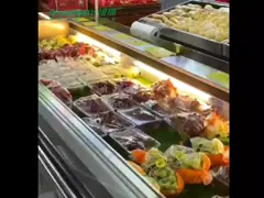 Оборудование рефрижерации квадратного замораживателя комбинации супермаркета холодильника более крутое video