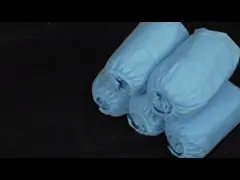 Elastic Rubber At Opening Disposable Non Woven Shoe Cover For Workshop
