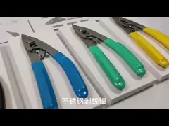 Струбцина Miller отверстий нержавеющей стали 3 стриппера кабеля оптического волокна инструмента CFS-3 FTTH video