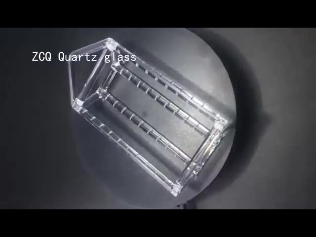 Custom Quartz Carrier Glass Boat For Silicon Wafer In High Temperature Furnace