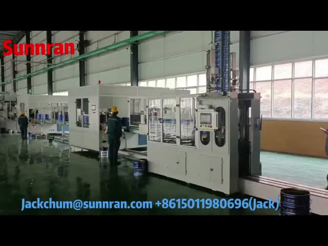 Машина стального ведра palletizing для паковать коническое ведро 10-25L