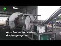 Тип серии ISO CE завода по переработке вторичного сырья покрышки пиролиза, ненужный завод по переработке вторичного сырья автошины video