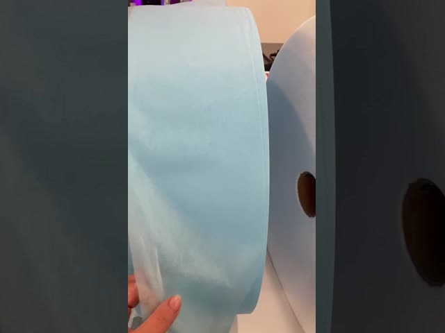 Do polipropileno a tela 100% de tecelagem não Dot Pattern impermeável 25gsm girou tela ligada do polipropileno TNT para a máscara protetora