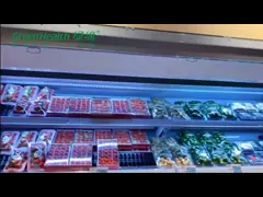 Достигаемость стиля открытого охладителя Multideck 4 ярусов регулируемая включая в набор отложенных изменений удаленная в шкафе video