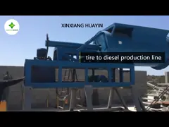 10 тонн расточительствуют пластиковый завод пиролиза, завод пиролиза автошины серии ненужный video