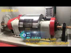 Машина Армоуринг кабеля дуговой сварки аргона для металла обшивая огнезамедлительный кабель video