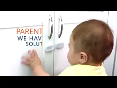 Ремни замка пластиковых продуктов посуды шкафа ящика слипчивые для безопасности младенцев video