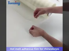 Self-adhesive hot melt adhesive film for  rhinestone DS019YKL