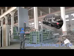 Гидравлическая машина Baler металлолома рамка автомобиля 400 тонн video