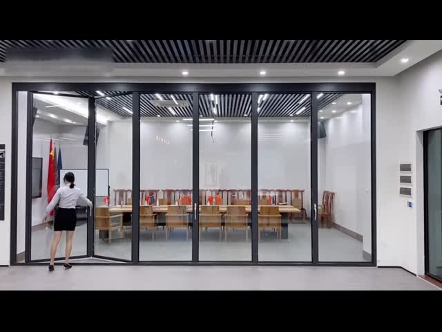 Custom  Internal Fabulous Aluminum Folding Doors For Residential
