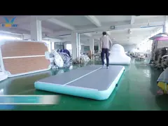 10 cm / 20 cm / 30 cm Yüksek Mavi Hava Parça Jimnastik Mat Custom Made