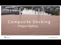 Водоустойчивый покрытый составной украшая грецкий орех доск для парка высокопрочное 12ft video