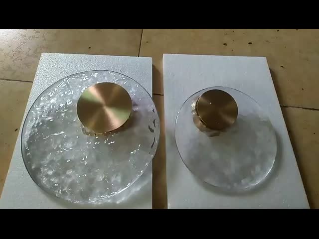 Acrylic Copper LED Ceiling Light Residential Indoor Decorative