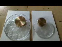 Acrylic Copper LED Ceiling Light Residential Indoor Decorative
