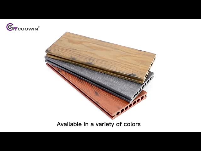 木製の一見のEcoのデッキの空の合成のDeckingは5.4 m 2.7m庭いじりをする
