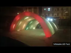 PVC خيمة نوع في الهواء الطلق نفخ خيمة سقف الهواء / خيمة الحدث مع الصمام الخفيفة