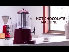 Шоколад обрабатывая создателя молока кофе машины 11C распределителя напитка горячего video