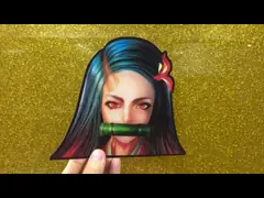 Водоустойчивый убийца 3D демона Kakashi Naruto Itachi Sasuke стикера автомобиля аниме для окна video