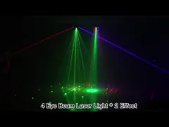 Освещение этапа диско DJ лазерных лучей наивысшей мощности репроектора освещения этапа влияния video