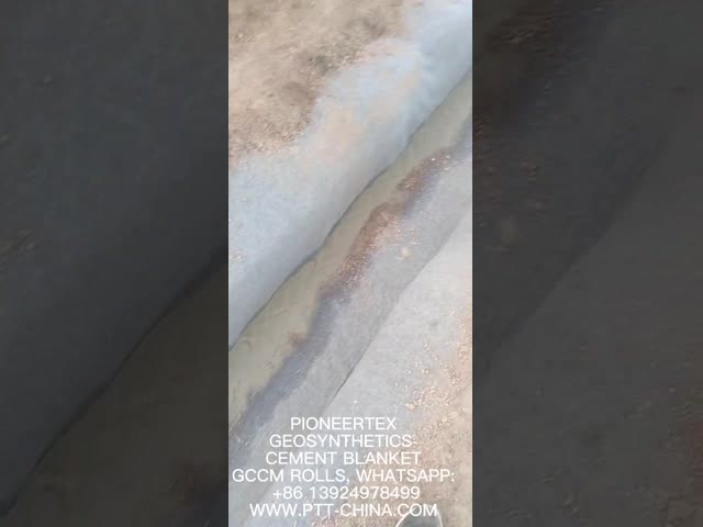80MPa high compressive strength Cement Sand Blanket GCCM rolls for ditch lining and slope protection
