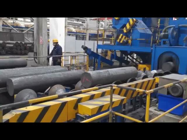 Carbon Rod Out Wall Clean Shot Blasting Machine Customizable