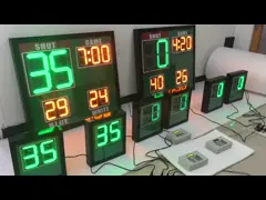 Предпосылка на открытом воздухе табло Waterpolo красная с 12v сняла часы video