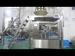 Конфета закусок чокнутая стоит вверх функция машины мешка замка застежка-молнии Multi video