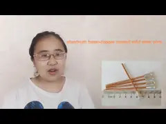 Штыри заварки стержня CD M3*75mm биметаллические с алюминиевым фланцом для изготовления металлического листа video