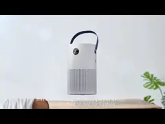 Стол дома очистителя 10000mAH Ap01 воздуха фильтра H13 HEPA портативный умный домашний video