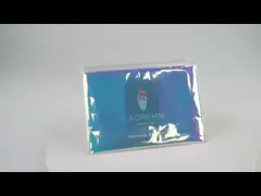 Красочная сумка ясное пластиковое застегнутое на молнию косметическое ISO9001 гигиенической косметикаи PVC голографическая video