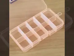 Коробка организатора тары для хранения домочадца 10 решеток пластиковая для шарика серьги ювелирных изделий video