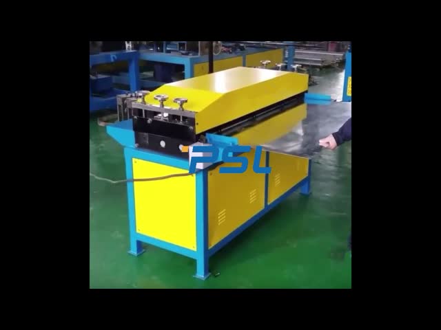 Auto Line Duct Machine Line 2 3 5 7 Sheet Metal Beading Machine Reinforced Ribs Maker