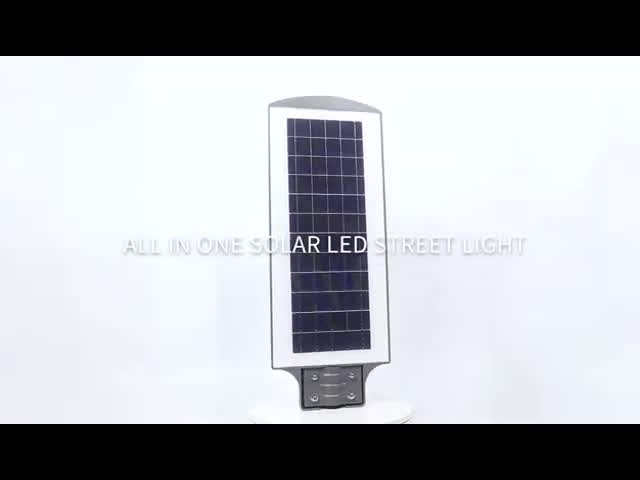 オールインワン 太陽光 LED ストリートライト ABS ハウジング 6000K 40W ロードライト 5 年間の保証 公園と住宅用地域