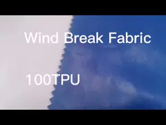 Tela de la chaqueta de 100 TPU prenda impermeable de 830 G/M a prueba de viento