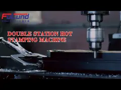 Автоматический ботинок формируя машину, машину горячей прессы штемпелюя для кожаного полиэтиленового пакета video