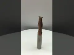 Tungsten Carbide End Mill Square 4 Flutes HRC55 D4 D6 D8 D10 D20mm With Coating video