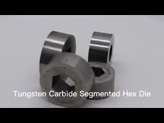 Гайка наговора карбида вольфрама умирает для холодной возглавляя крепежной детали формируя прессформу гайки наговора инструментов video