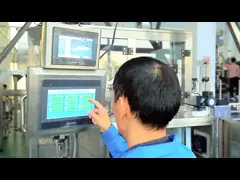 Автоматическая машина упаковки завалки азота для банана откалывает мешок обломоков закуски video