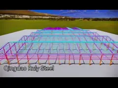 Конструкция склада стальной структуры снабжения/промышленные здания железного каркаса video