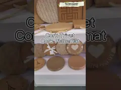 пробочка ODM 30x26x3cm устанавливает циновки для сплотка Trivet обеденного стола естественного с ручками веревочки video