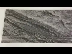 Серый отполированный фарфор кроет плитки черепицей лестниц скида ресторана 1200x300mm анти- video