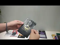 Молния Mylar доказательства запаха CMYK кладет медицинское в мешки VMPET Childproof с окном video